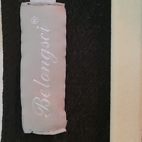 Black Flowy Professional Office Blouse - Picture 2 of 3